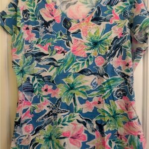 Floral Short Sleeve Top